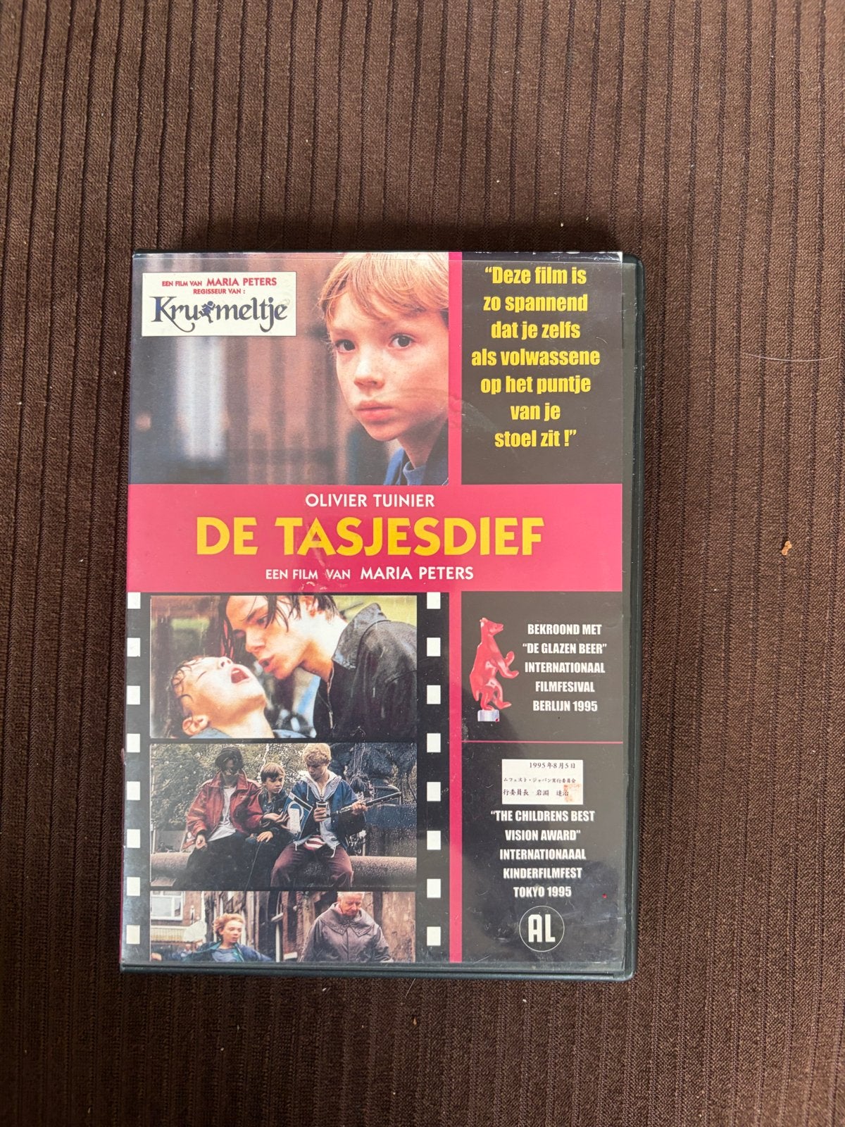 De Tasjesdief - Film van de regisseur van Kruimeltje, Cd's en Dvd's, Avontuur, Gebruikt, Alle leeftijden, Ophalen of Verzenden