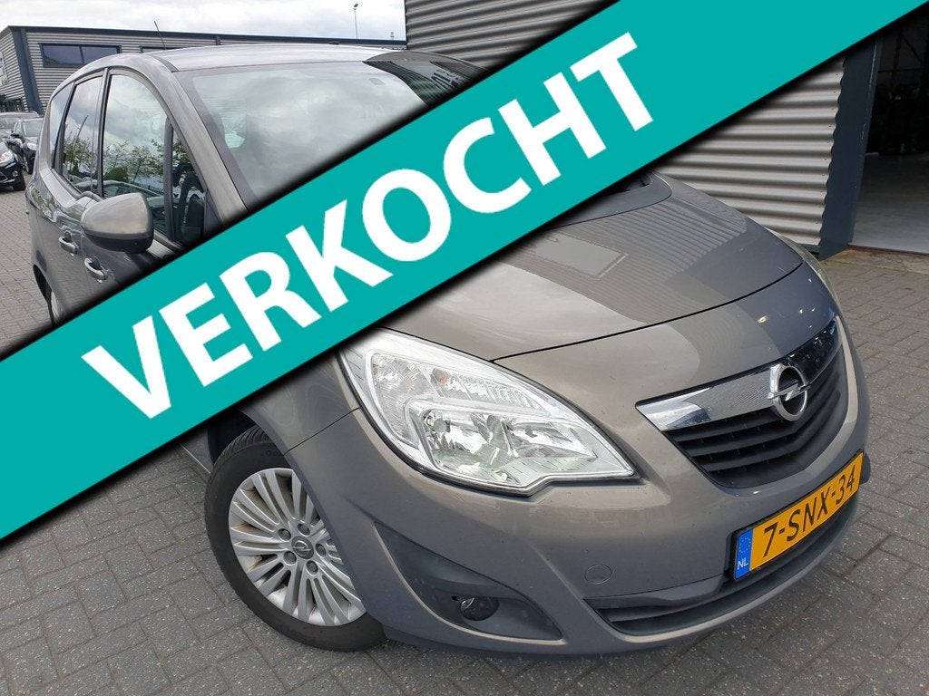 Opel Meriva 1.4 Turbo Design Edition LPG, Auto's, Voorwielaandrijving, Euro 5, Gebruikt, 680 kg