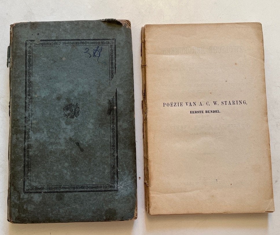 Antieke boekjes met gedichten, Ophalen of Verzenden