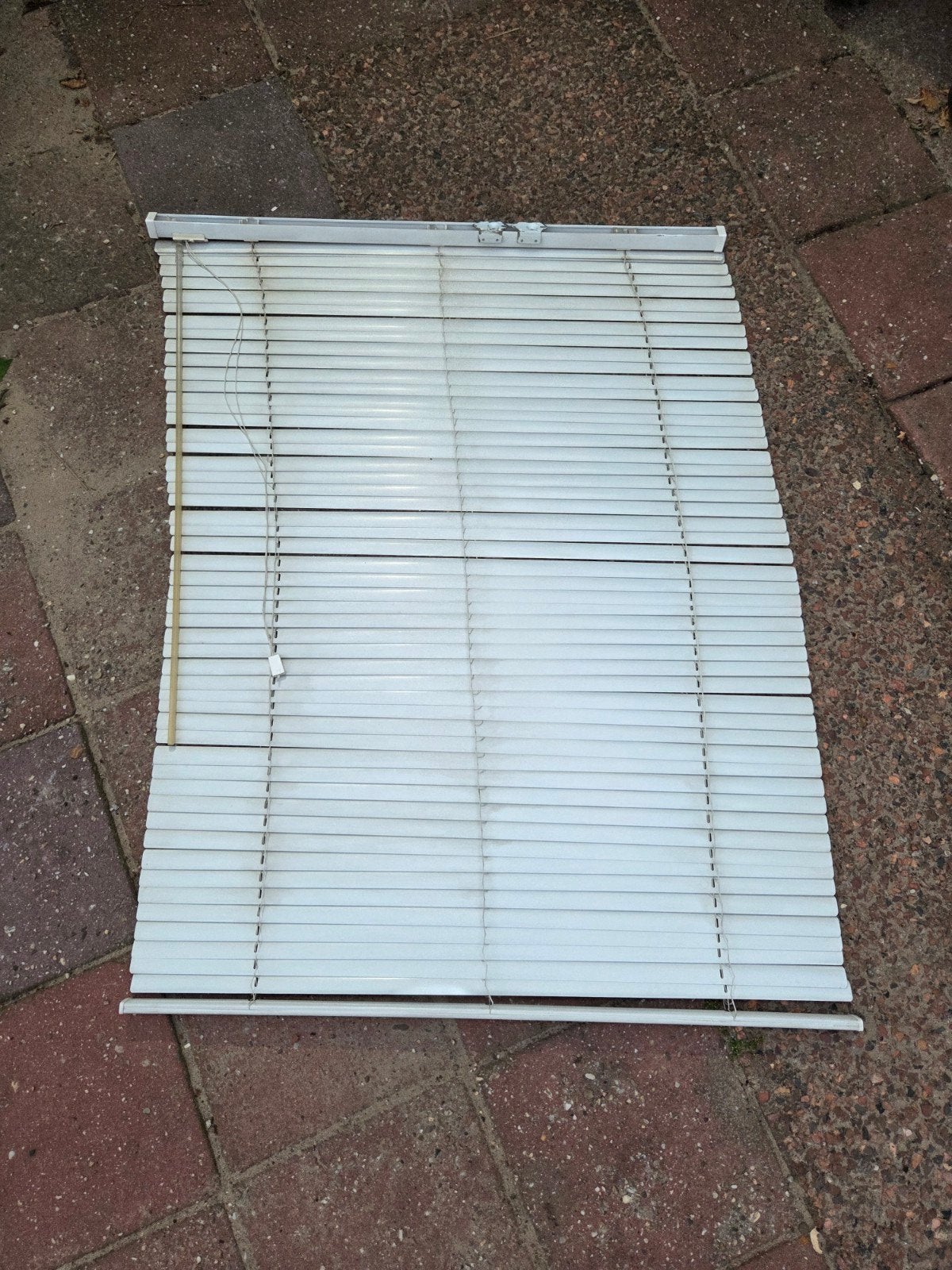 Luxaflex, 87xm breed, Ophalen, Gebruikt, Wit, 100 tot 150 cm