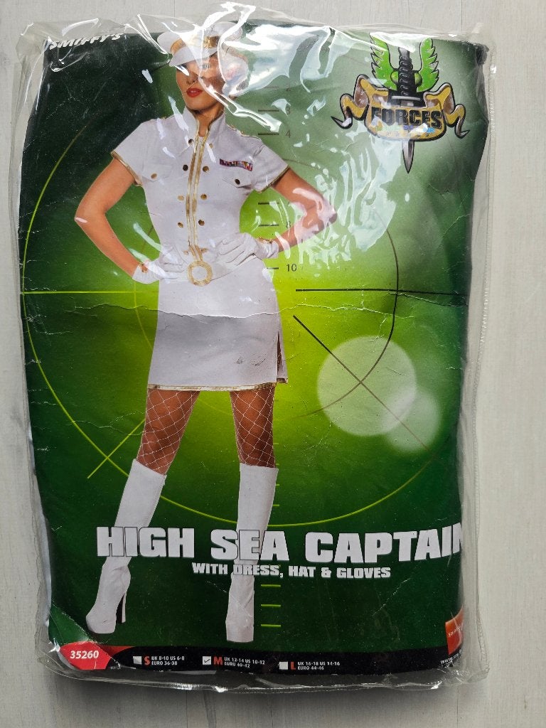 Smiffys 35260 Adult Female High Sea Captain Costume - M, Maat 38/40 (M), Carnaval, Verzenden, Smiffys