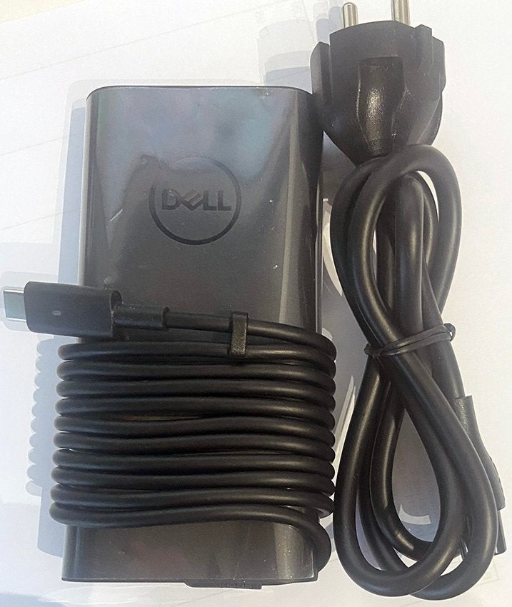 Dell 90 Watt USB-C Poweradapter met voedingskabel, Ophalen, Refurbished, Dell