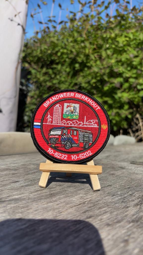 Brandweer Berkhout Patch, Verzamelen, Verzenden, Zo goed als nieuw, Patch, Badge of Embleem