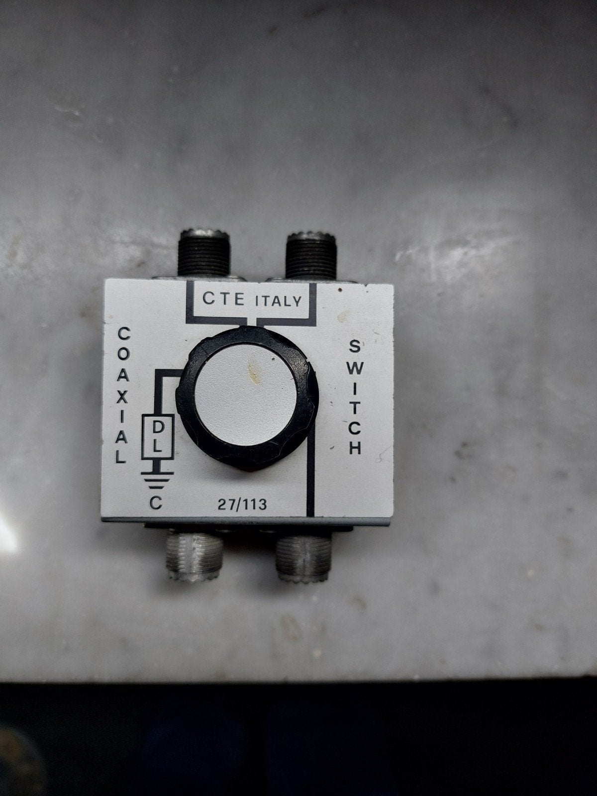 CTE Italy Coaxiale Kabel Schakelaar 27/113, Ophalen of Verzenden, Gebruikt, Coaxiale kabel
