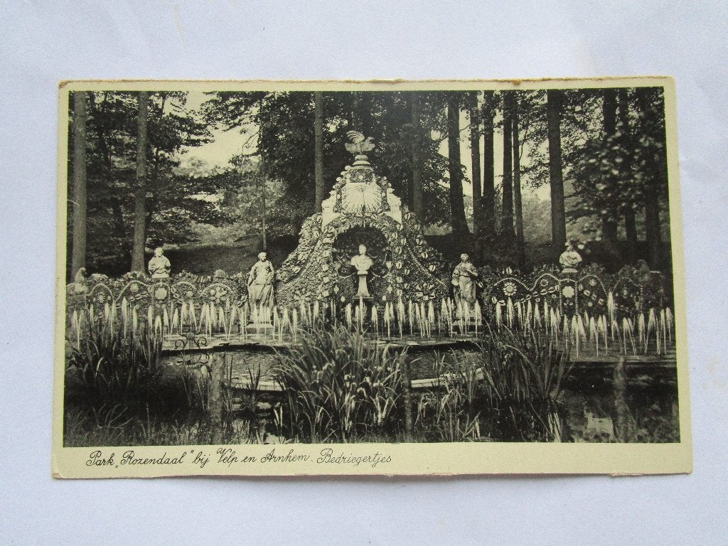 Ansichtkaart Park Rozendaal bij Velp en Arnhem Bedriegertjes, Verzenden, 1920 tot 1940, Ongelopen, Gelderland