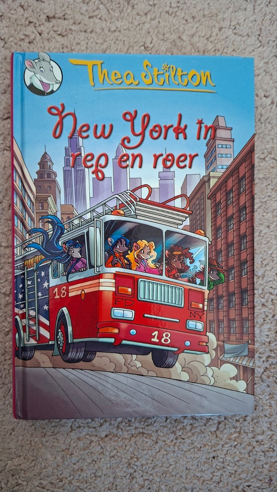 Te koop z.g.a.n boek New York in rep en roer, Ophalen of Verzenden, Nieuw