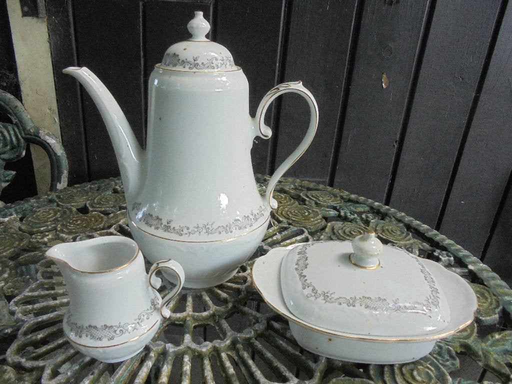 Koffiepot, Melkkan, Botervloot Shirnding Armada Pompadour, Ophalen of Verzenden