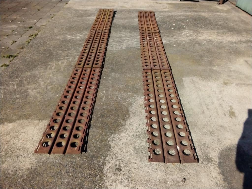 Rijplaten, Ophalen