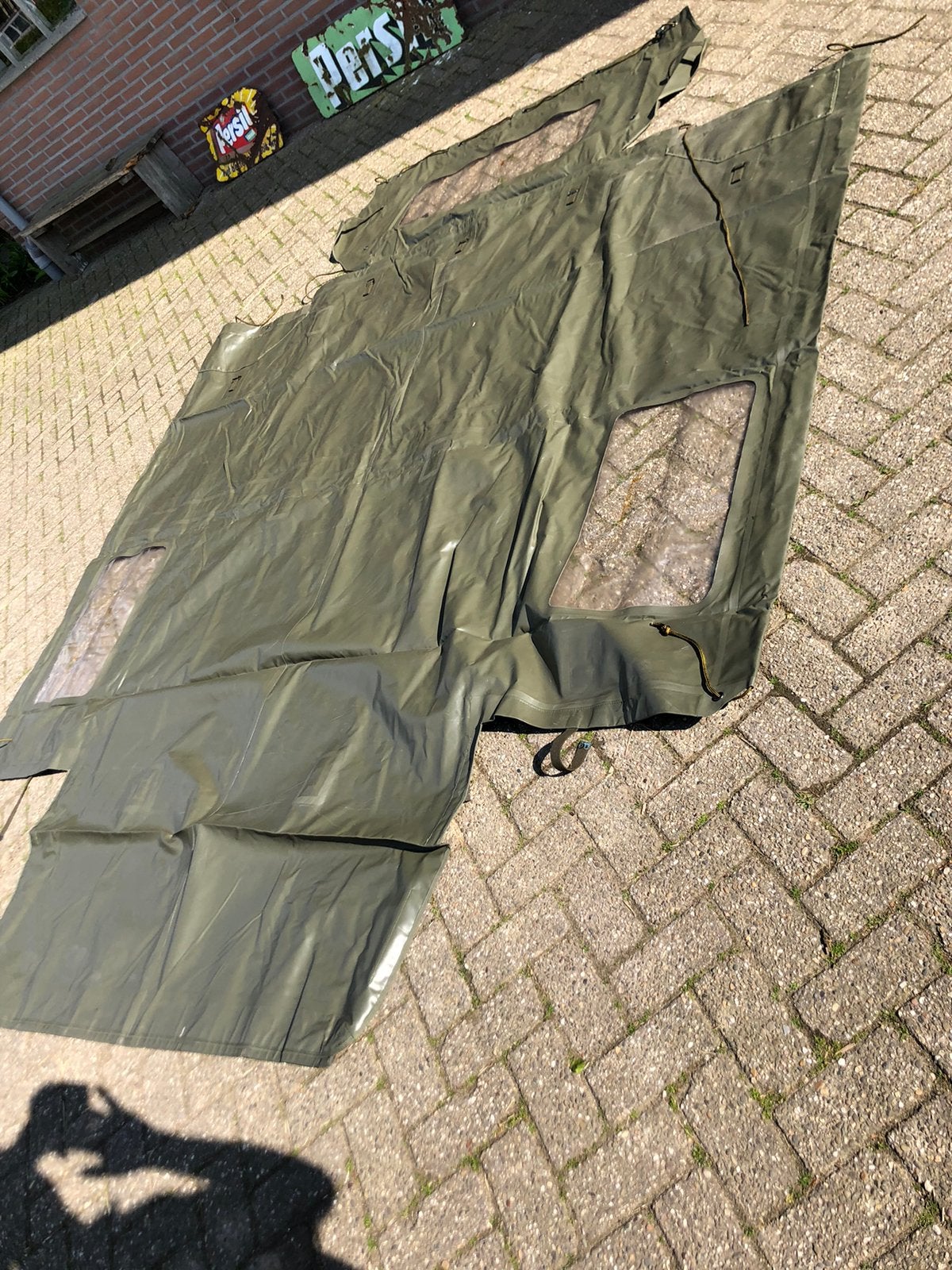 Land Rover 109 militair PVC huif NOS, Ophalen of Verzenden