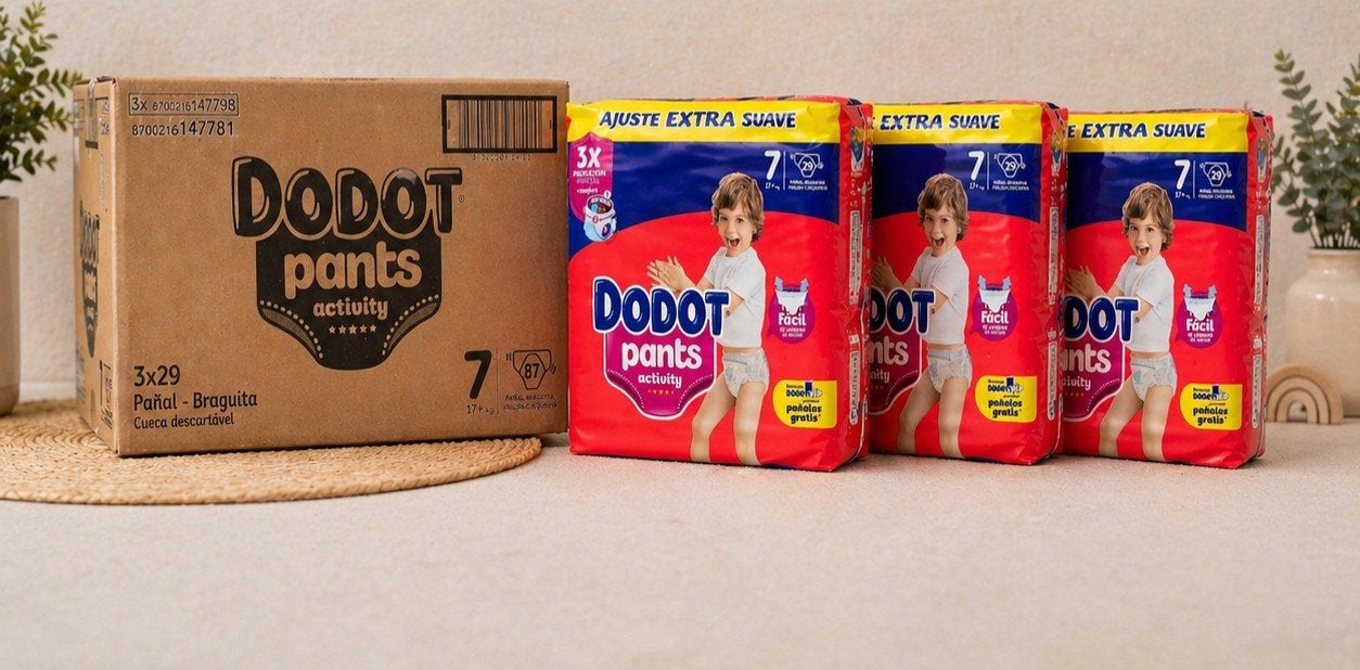 Dodot Pants Activity Luiers Maat 7 (3x29 stuks), Ophalen of Verzenden, Nieuw