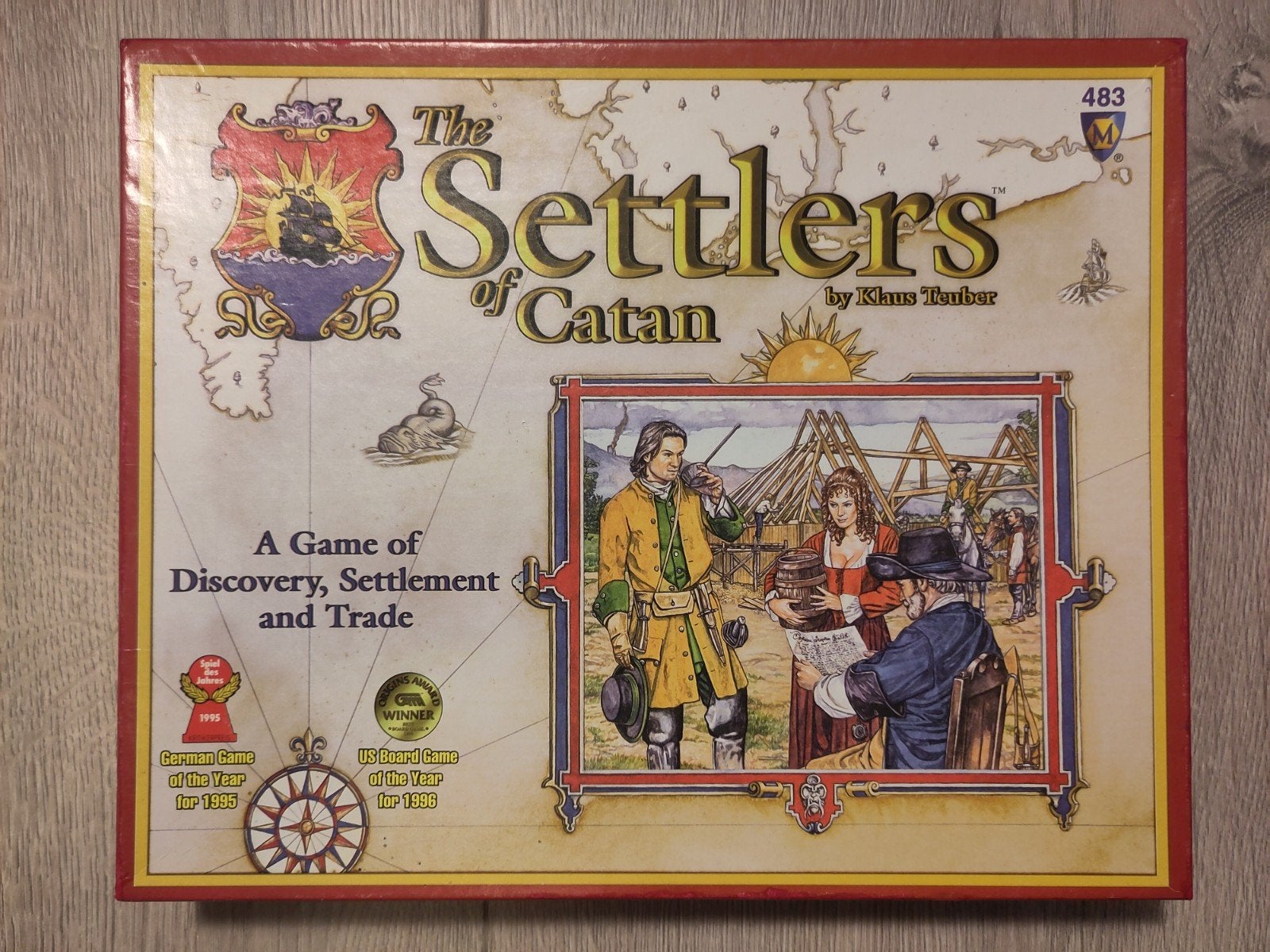 The Settlers of Catan - Klassieke Amerikaanse versie, Drie of vier spelers, Ophalen of Verzenden, Nieuw, Mayfair Games