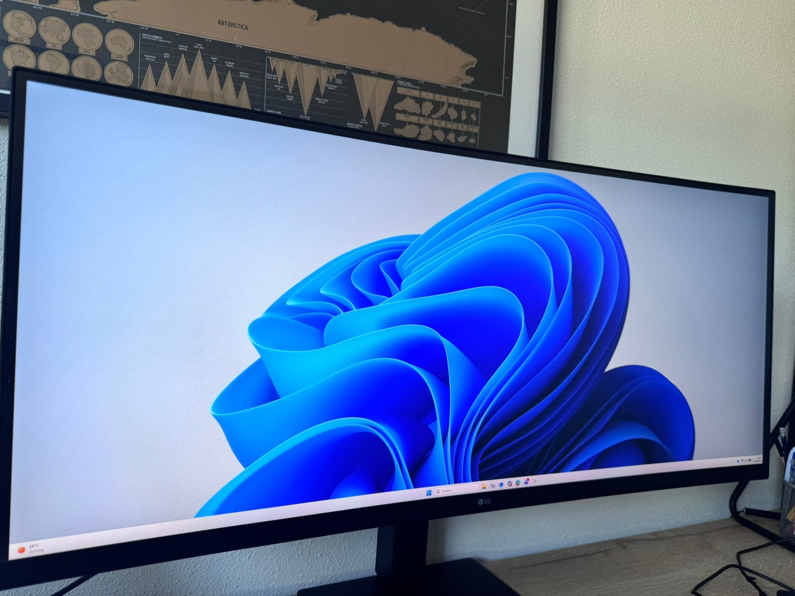 LG UltraWide 34‑inch z.g.a.n, HDMI, IPS, In hoogte verstelbaar, Zo goed als nieuw