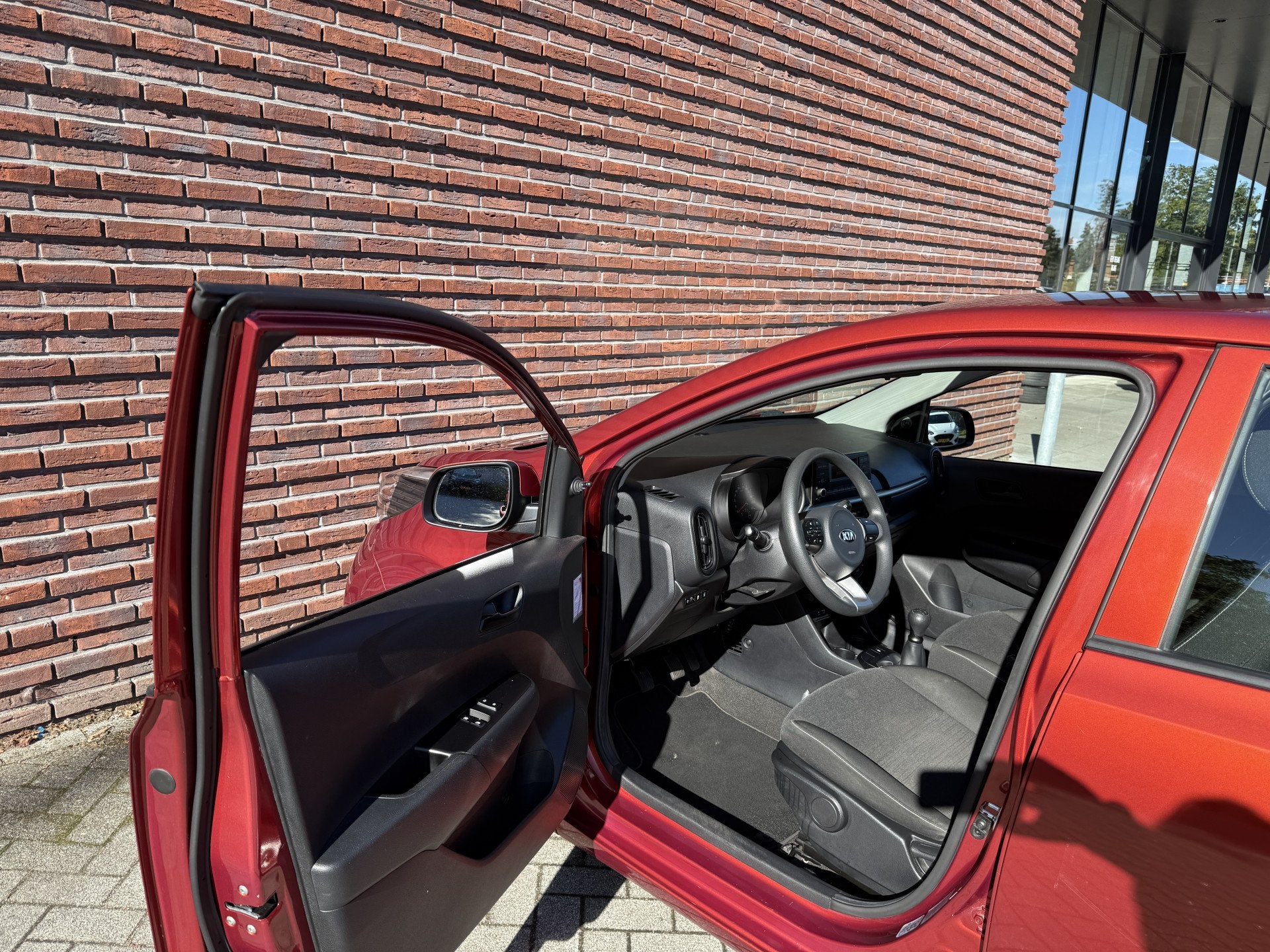Kia Picanto 1.0 CVVT EconomyPlusLine 2019 55dkm! (bj 2019), Auto's, Voorwielaandrijving, Stof, Gebruikt, Overige kleuren