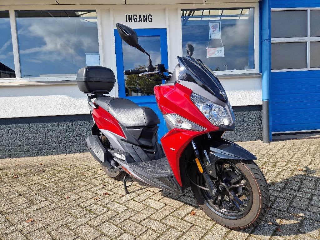 Nette SYM Jet 14 bromscooter 2022 , 1e eigenaar 4 takt e5, Ophalen, Gebruikt, Overige modellen, Maximaal 45 km/u