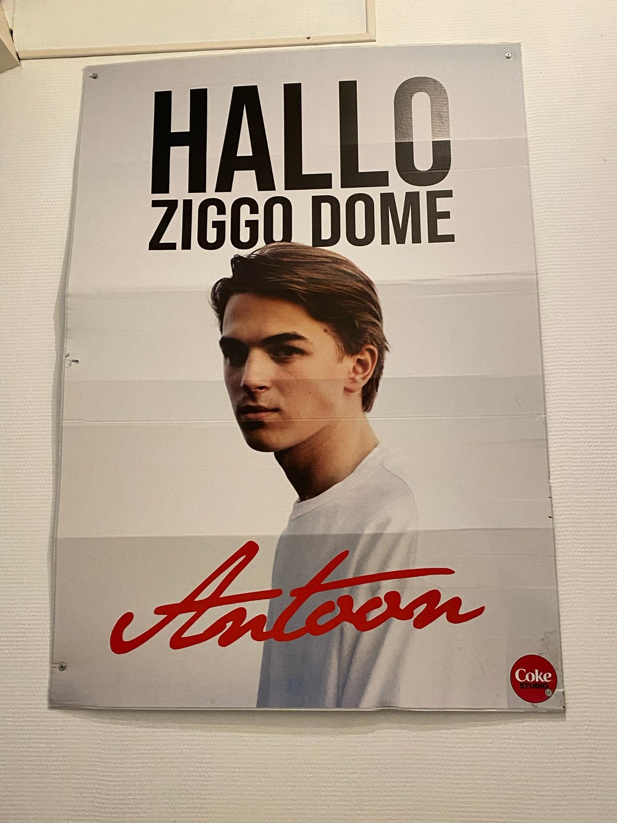 Antoon Hallo Ziggo Dome Poster - Muziek Reclame, Verzamelen, Posters, Ophalen, A1 t/m A3, Muziek, Rechthoekig Staand
