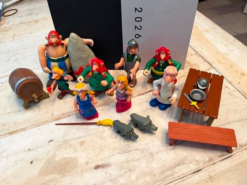 Asterix en Obelix verzameling Toycloud vintage, Ophalen of Verzenden, Asterix en Obelix, Gebruikt, Beeldje of Figuurtje