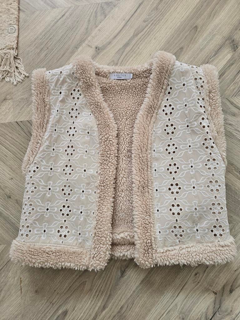 Costes jasje bodywarmer maat s - beige, Beige, Ophalen of Verzenden, Zo goed als nieuw, Maat 36 (S)