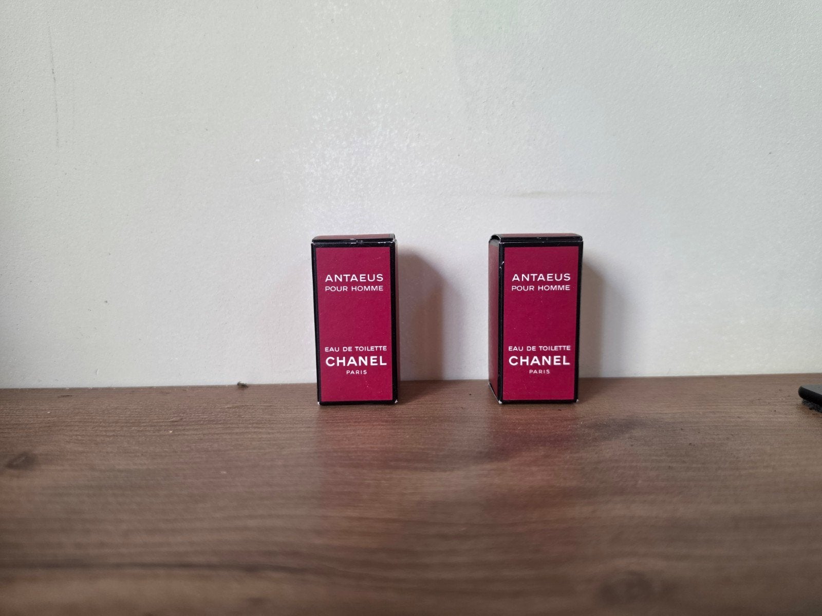 2x Chanel Antaeus Eau de Toilette 4ml - Vintage Miniatuur, Ophalen of Verzenden, Zo goed als nieuw