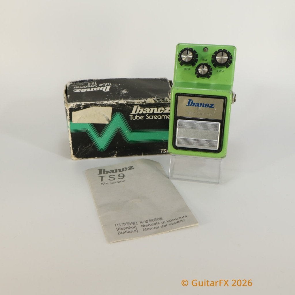 Ibanez TS9 Tube Screamer Overdrive (s/n 265550, Vintage, Ori, Gebruikt, -, -, Ophalen of Verzenden