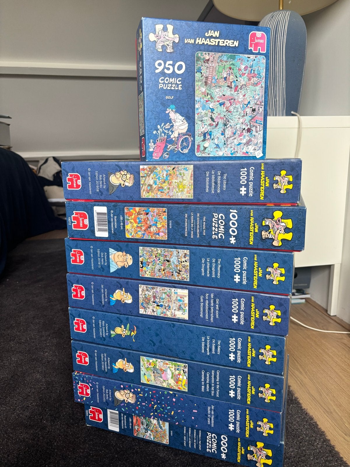 Jan van Haasteren Puzzels - Diverse Collectie, Ophalen, 500 t/m 1500 stukjes, Zo goed als nieuw, Legpuzzel