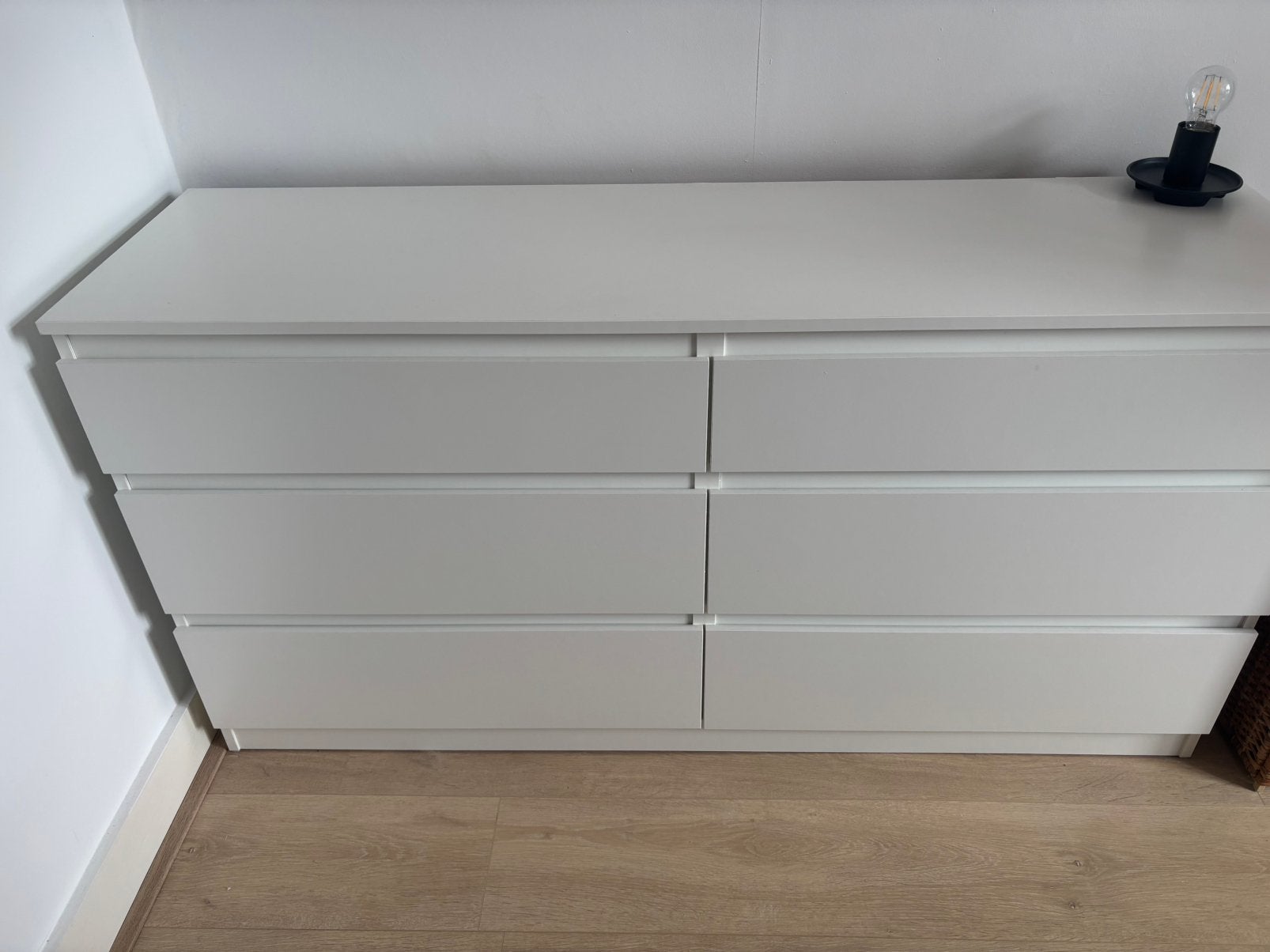 Ladekast wit Kullen Ikea 140x40x62cm, Huis en Inrichting, Ophalen, 100 tot 150 cm, 5 laden of meer, Zo goed als nieuw
