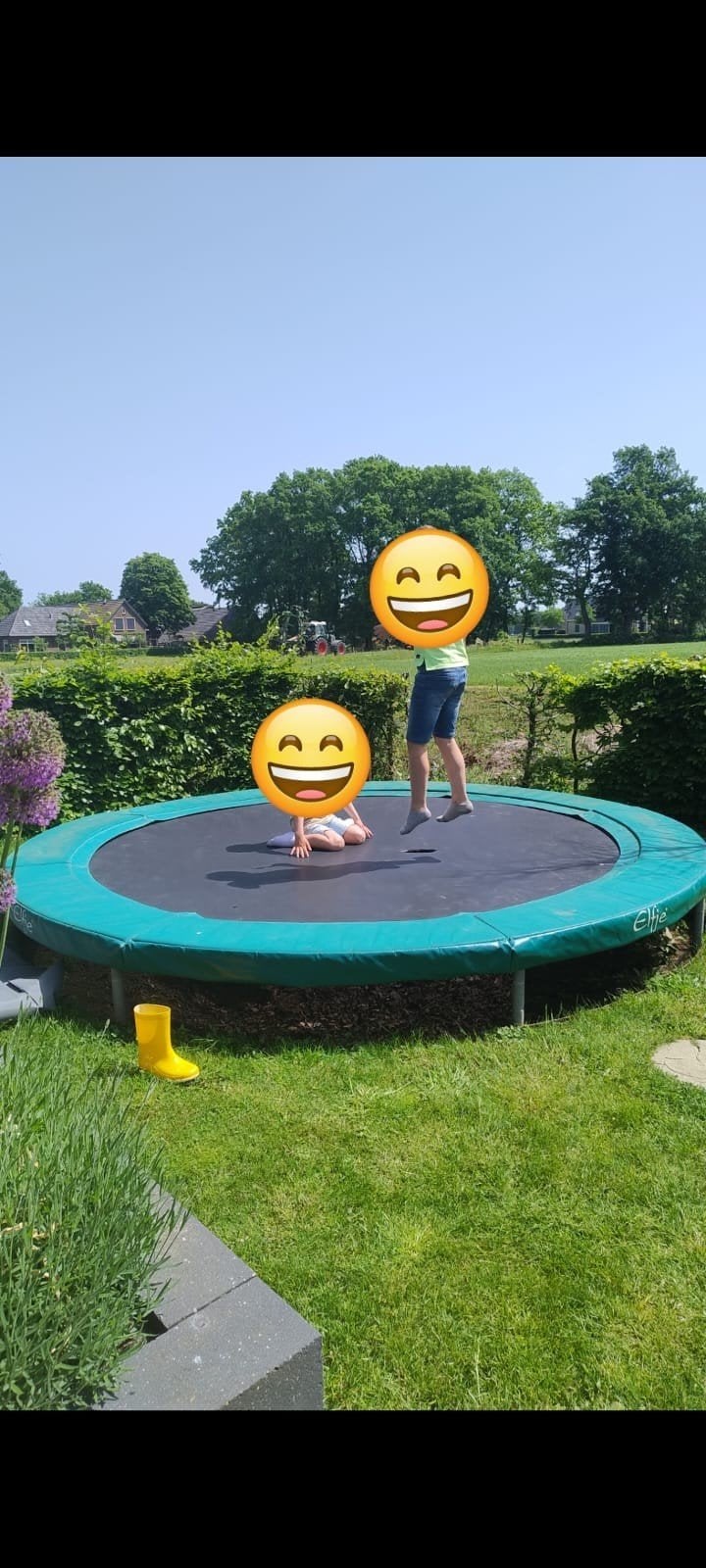 Elfje trampoline 360 cm - springmat met gat, Kinderen en Baby's, Speelgoed | Buiten | Trampolines, Ophalen