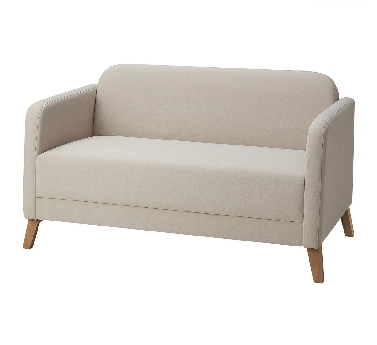 2 zits bank – beige, Ophalen, 150 tot 200 cm, Tweepersoons, 75 tot 100 cm