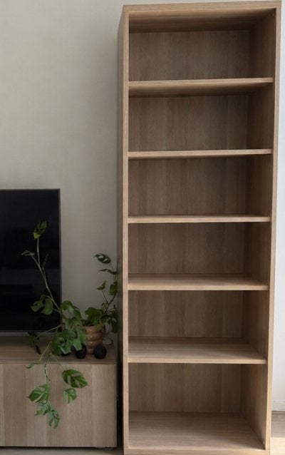 IKEA Bestå open kast, Ophalen, Met plank(en), Eikenhout, Nieuw