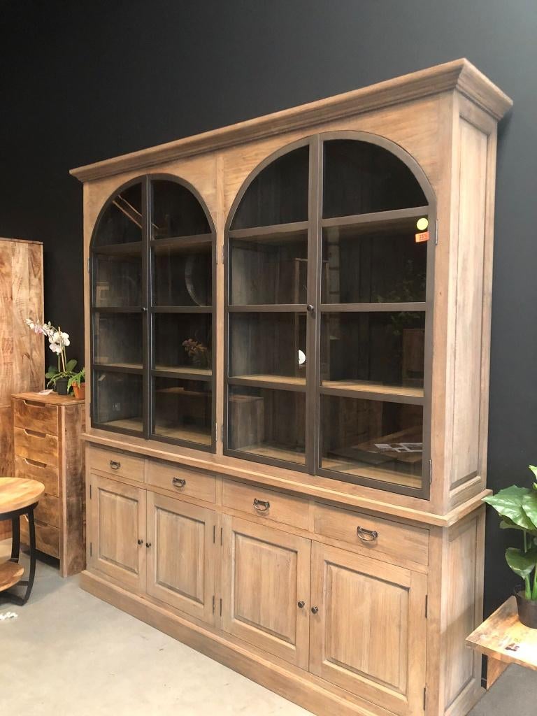 diverse showroom modellen vitrinekasten en opbergkasten, Ophalen, Glas, Info@megafurn.nl, Met deur(en)