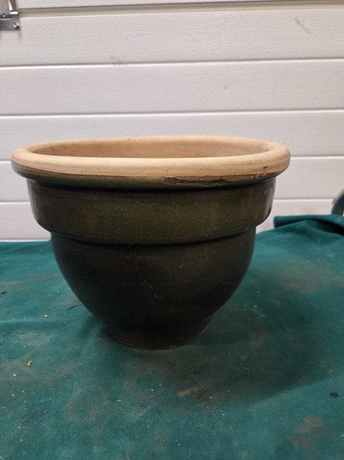 bloempot oud hollands groen, Ophalen of Verzenden, 'T Olde Gre-j, Info@toldegrej.nl, Endepoelstraat 20f Didam