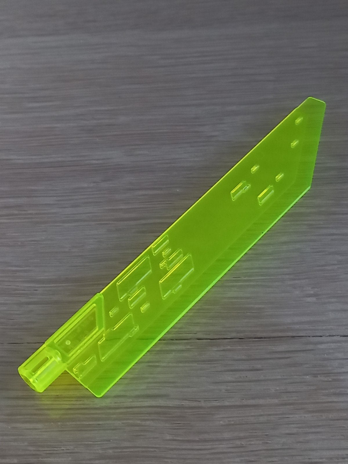 LEGO onderdeel 65184 in de kleur transparant neon groen., Lego, Ophalen of Verzenden, Zo goed als nieuw, Losse stenen
