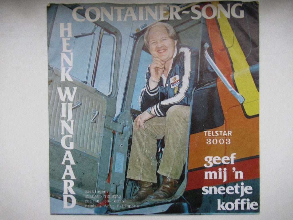 HENK WIJNGAARD # GEEF MIJ EEN SNEETJE KOFFIE/CONTAINER-SONG., Fotohoes, 7 inch, Ophalen of Verzenden, Zo goed als nieuw