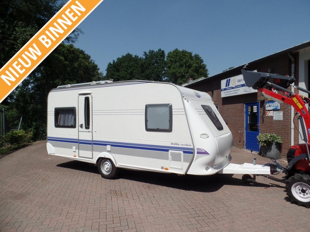 Hobby 460 UFE Excellent Lengte bed/ Rond zit/ Isabella VT, Schokbreker, Rondzit, Bedrijf, 5 tot 6 meter
