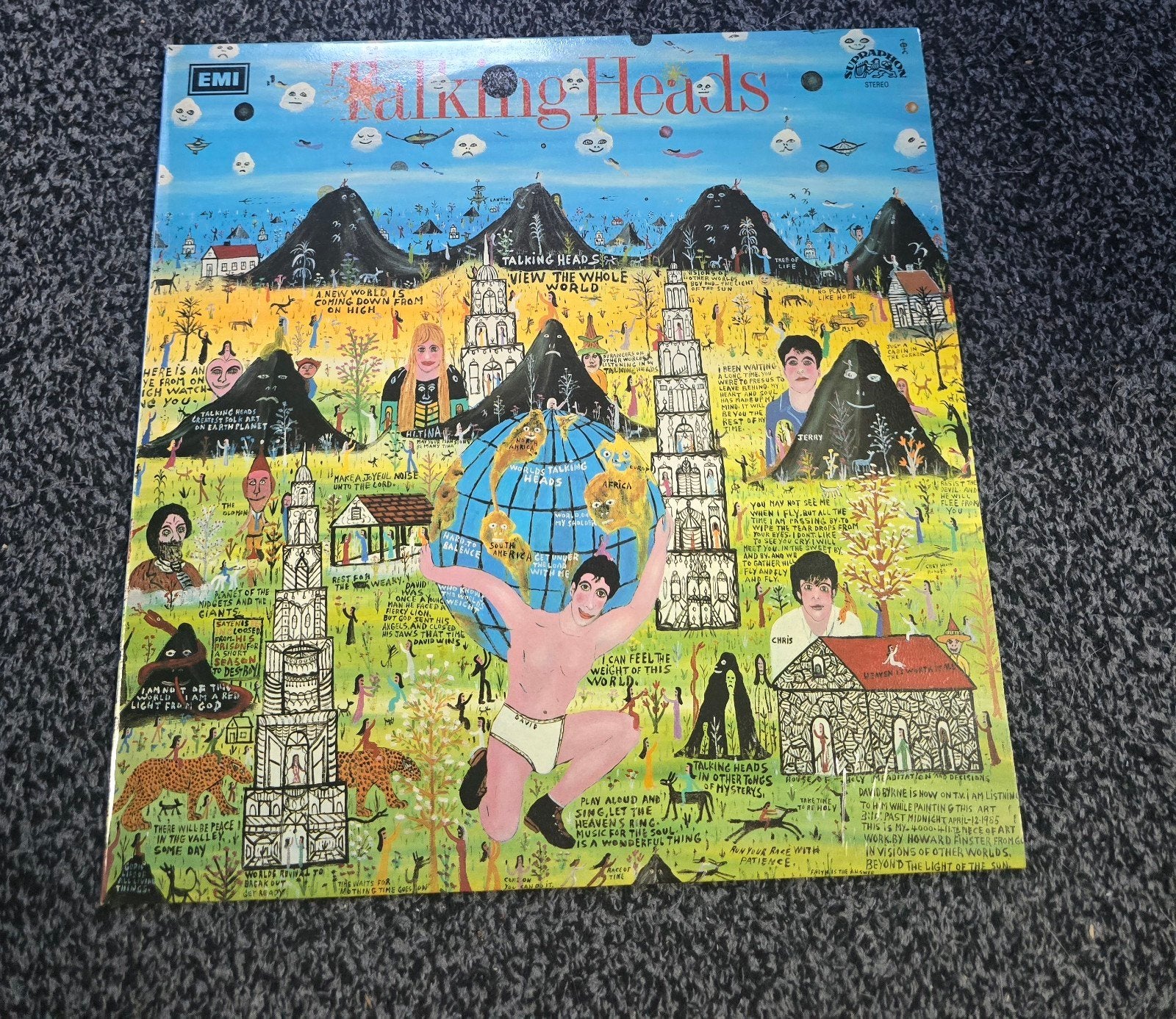 talking heads little creatures lp, Ophalen of Verzenden, Gebruikt, 12 inch, Poprock