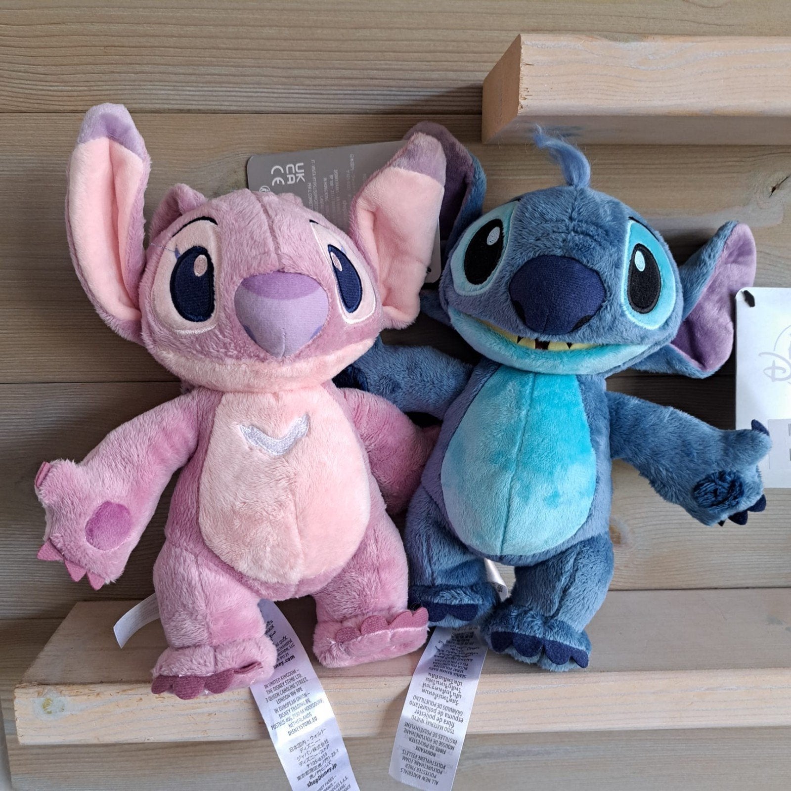 Disney store set Angel en Stitch pluche, Verzamelen, Ophalen of Verzenden, Overige figuren, Nieuw, Knuffel