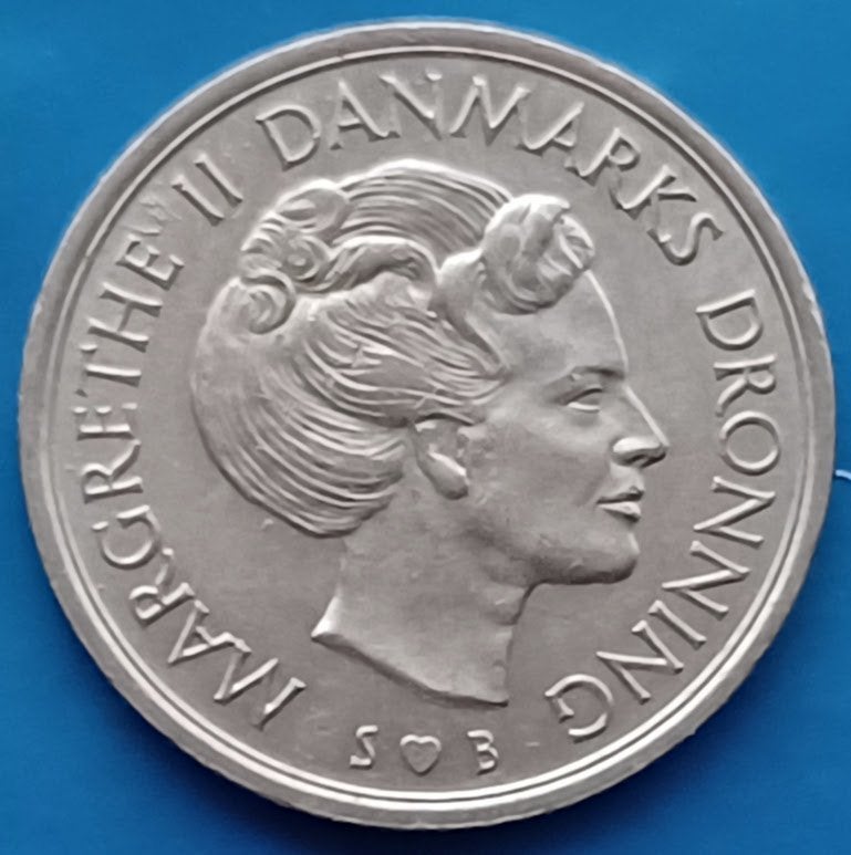 Denemarken 1 krone - 1976, Verzenden, Overige landen, Losse munt