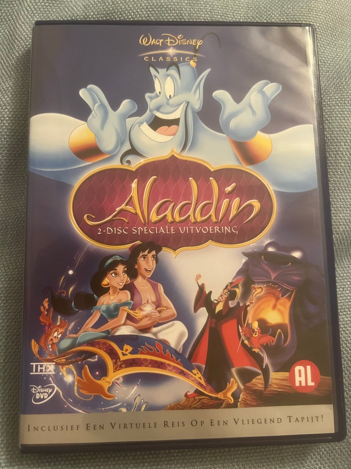 Aladdin 2-Disc Speciale Uitvoering Disney DVD, Bonusmateriaal, Animatie, Nederlands, Zo goed als nieuw