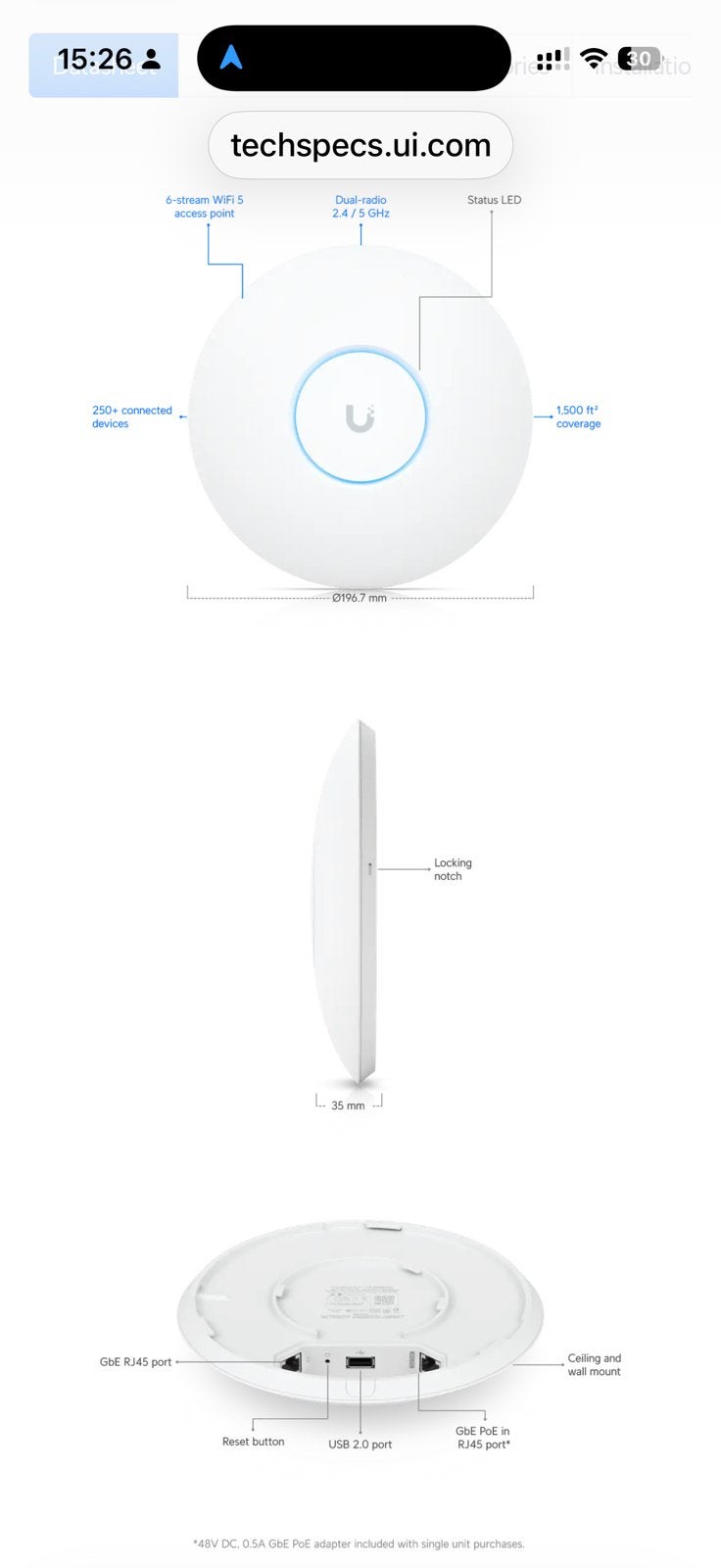 *** Ubiquiti Unifi AC Pro access points 5x, Computers en Software, Accesspoints, Gebruikt, Ophalen of Verzenden