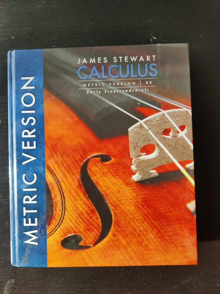 Calculus Stewart 8th edition Metric, Ophalen, Beta, Zo goed als nieuw, WO