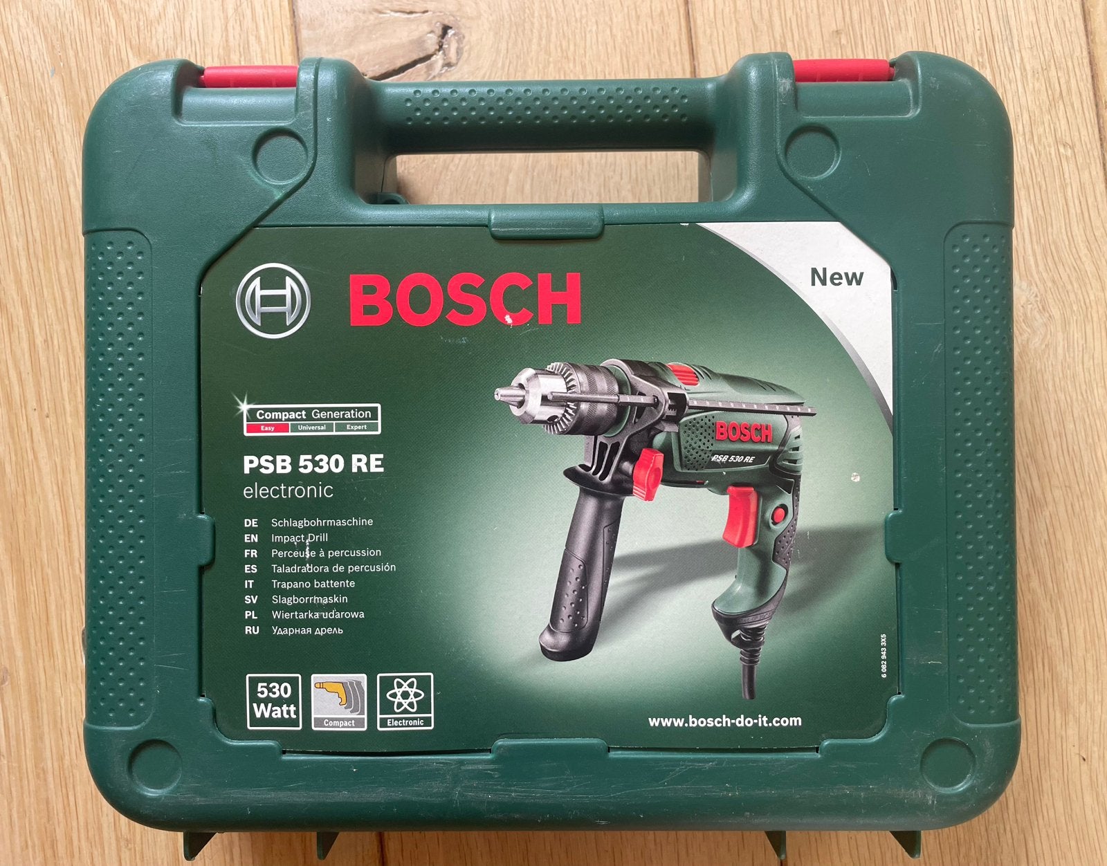 BOSCH PSB530RE slagboormachine, Ophalen of Verzenden, 400 tot 600 watt, Boormachine, Klopboormechanisme