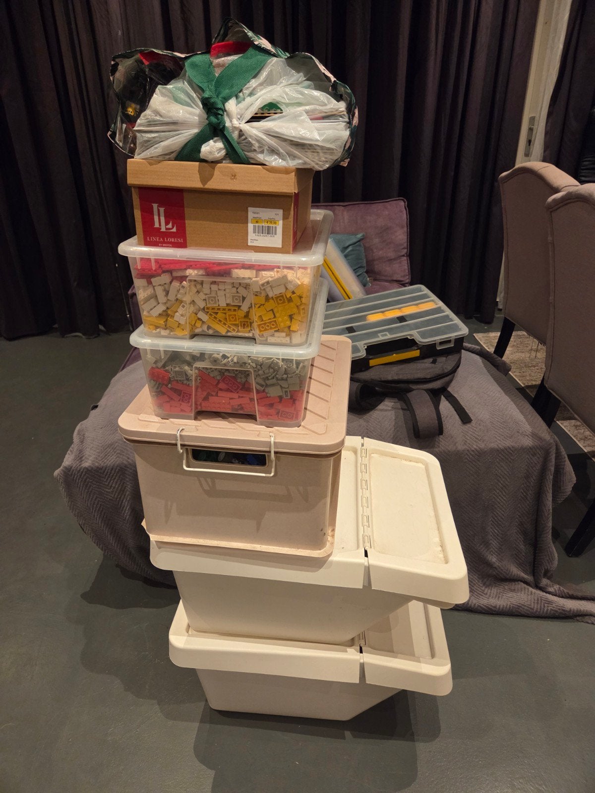 Ongeveer 33kg LEGO Castle, Pirates, Adventurers, Western etc, Ophalen, Gebruikt