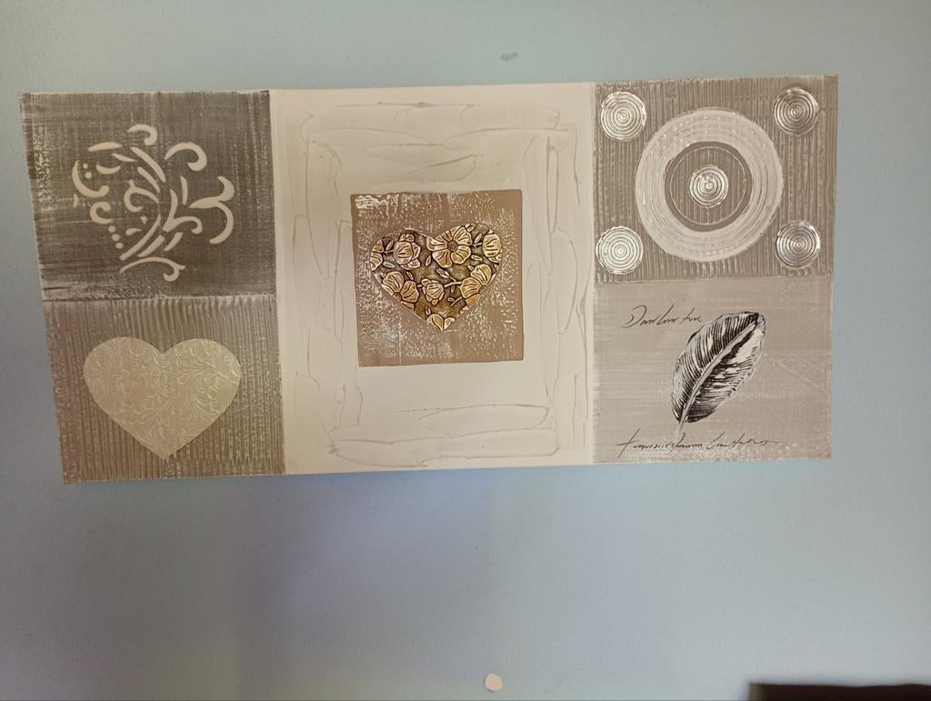Prachtige schilderijen canvas op houten frame, Ophalen