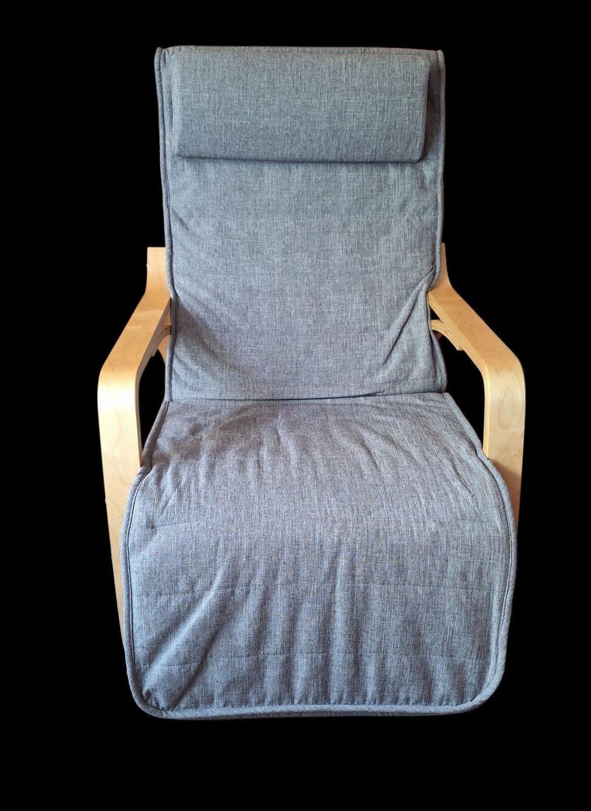 Nancy's Schommelstoel met uitklapbare voetensteun, Ophalen, Modern, Comfortabel, 100 tot 125 cm, Zo goed als nieuw