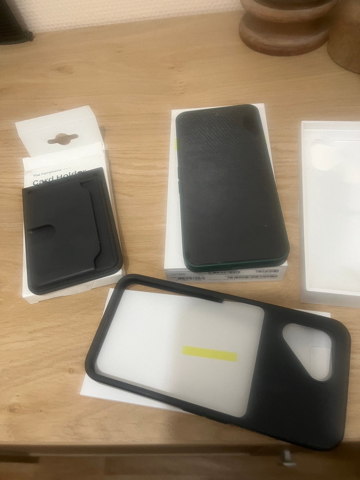 Fairphone 6 - Groen - 256GB - Card holder cover, Ophalen, Overige modellen, Zo goed als nieuw, Zonder simlock