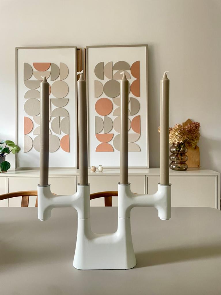 Vintage Ikea ps kandelaar Candelabra van Ehlèn Johansson, Huis en Inrichting, Woonaccessoires | Kandelaars en Kaarsen, Ophalen