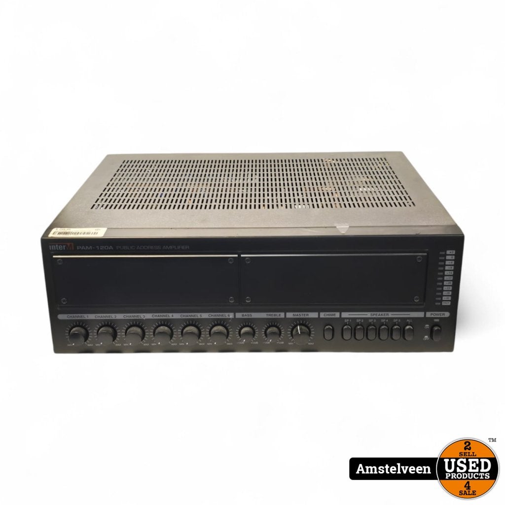 INTER-M PAM-120 Mixer/Versterker Black | Nette Staat