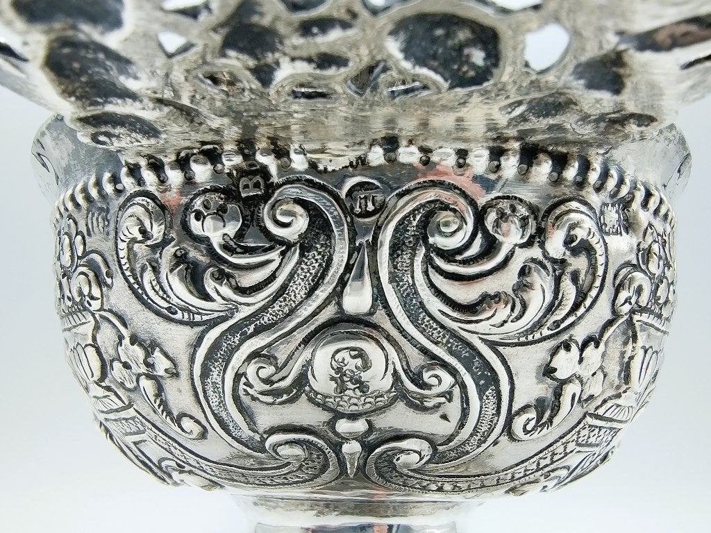 Zilveren brandewijnkom, Jelle Thomas, Makkum, 1754, Verzenden, Zilver