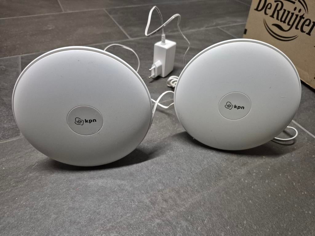 KPN SuperWifi Punten (2 stuks) met adapters, Ophalen of Verzenden, Gebruikt, KPN