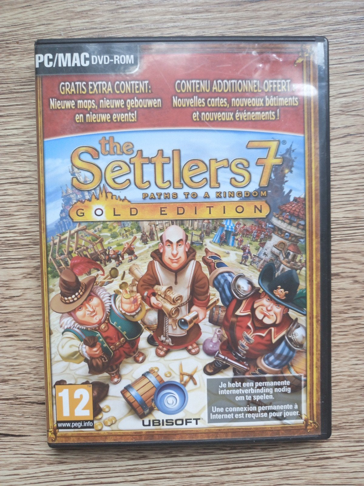 The Settlers 7 Gold Edition PC/MAC DVD-ROM, Spelcomputers en Games, Games | Pc, Gebruikt, Strategie en Constructie, 1 speler, Vanaf 12 jaar