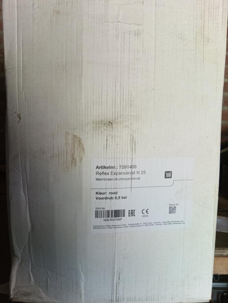 Expansievat Verwarming, Doe-het-zelf en Verbouw, Verwarming en Radiatoren, Minder dan 30 cm, Overige typen, Nieuw, Minder dan 60 cm